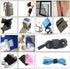10 Pack Fastening Nylon Strap with Buckle, Reusable Self-Adhesive Hook and Loop Cable Securing Straps