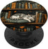 Bookish Accessory for Reading Books Book Bookshelf Library Cat Fall Autumn Bookish PopSockets Adhesive PopGrip