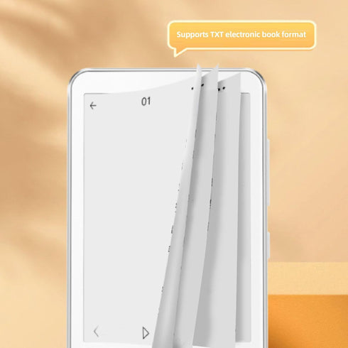 VBESTLIFE 2.7in 2 1 MP3 5.0 Ink Screen eBook Reader, in E Book Reader Player, HiFi Sound Bluetooth Music Player, Type C