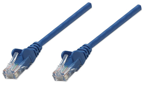 Intellinet Network Solutions Cat5e RJ-45 Male/RJ-45 Male UTP Network Patch Cable, Blue, 7.5 m (25 ft)