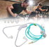 Yunseity Air Tube Headphones - Universal 3.5mm Bilateral Air Tube Earbuds with Noise Cancellation, Green