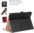 ProCase for iPad 10.2 Inch Case 2021 9th Gen/2020 8th Gen/2019 7th Gen, Leather Vintage Stand Folio Cover - Black