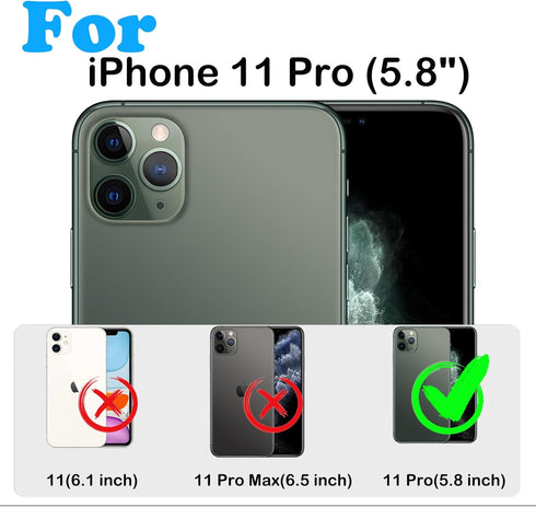 Shop iPhone 11 Pro Case (5.8") - Rugged Black Holster with Built-in Screen Protector & Military Grade Drop Protection.