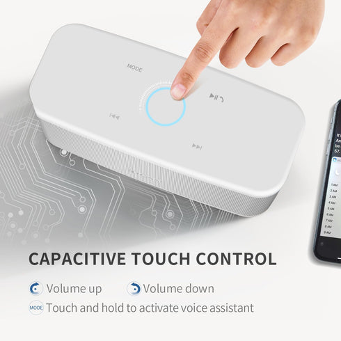 DOSS SoundBox Plus Portable Wireless Bluetooth Speaker, HD Sound, Deep Bass, Wireless Stereo Pairing, 20H Playtime for