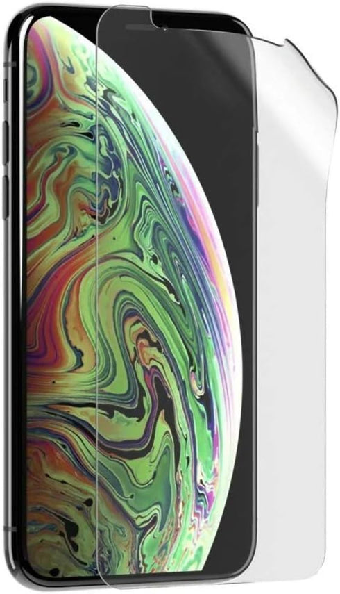 Tech21 Impact Shield for Apple iPhone X/XS - Transparent Self-Heal Screen Protector, Ultimate Protection.