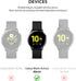 Ringke Bezel Styling Cover for Galaxy Watch Active 2, 40mm Only, Glossy Silver Adhesive Accessory