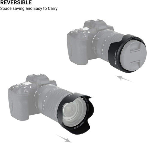 JJC EW-78F Lens Hood for Canon RF 24-240mm F4-6.3 is USM, Reversible Shade Compatible with 72mm Filter