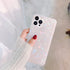 J.west Case for iPhone 13 Pro - Sparkle Opal Glitter Translucent Clear Soft TPU Slim Fit Phone Cover for Women