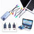LED Christmas Lights Phone Charging Cable, USB Bulb Charger Holiday Gift, 50 inch 10 LED Multicolor Cord
