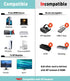 HDMI to Displayport Adapter, 1 Pack 4k@60Hz HDMI to DP Converter, Aluminium HDMI Male to DP Female Adapter