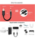 Type-C to DC Power Cable - 3ft USB-C Plug to DC 5.5 x 2.1mm Male Charging Cable for 9 Volts Device