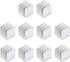 uxcell 10x10x10mm Silver Tone Aluminum Heatsink, Thermal Adhesive Pad Cooler for 3D Printers, 10Pcs