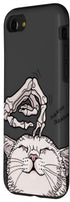 iPhone SE (2020) / 7 / 8 Cute Skeleton Scratching Cat Halloween Aesthetic Gothic Art Case
