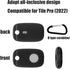 Compatible for Tile Pro (2022) Case 2-Pack. Powerful Bluetooth Tracker Holder with Keychain, Keys Finder & Item Locator for Keys, Bags,Cat Dog Collar Holder