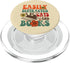 Cute Book Lover PopSockets PopGrip for MagSafe, Groovy Easily Distracted by Cats and Books