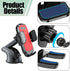 TNAIYH 360 Car Phone Holder, Strong Suction Cup Vehicle Windshield Dashboard Air Vent Cellphone Mount, Rotating
