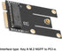PCIe Card Key A M.2 NGFF to PCI-e Bluetooth Network Card, Dual Band PCI Adapter
