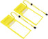 PATIKIL Waterproof Phone Pouch, 2 Pack Universal Lanyard Dry Bag for Beach Swimming Pool, Yellow