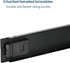 Tecmojo 5 Pack 1U 19 Rack Blank Panel, Cold Rolled Steel Rack Panel, Rack Mount Plate for in Server Rack Enclosure