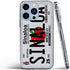Phone Case Compatible with iPhone 15 Pro Max Sinaloa Cool License Plate TPU Shockproof Protective Soft Pure Clear Silicone Phone Cover