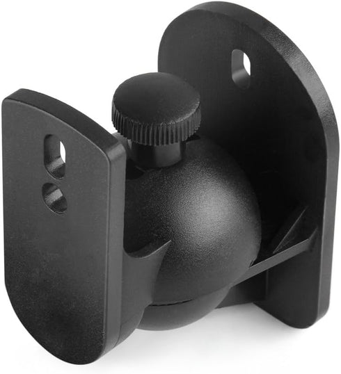 TNP Universal Satellite Speaker Wall Mount Bracket, Ceiling Mount Clamp with Adjustable Swivel and Tilt Angle - 6 Pack,