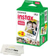 Fujifilm INSTAX Mini Instant Film (White) for Mini 8,9,11,12 Cameras w/Quality Photo Microfiber