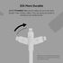 Belkin BoostCharge Flex Silicone USB-C to Lightning Cable (2M/6.6FT), MFi-Certified for iPhone Series with Cable Clip -