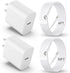 iPhone Charger Fast Charging 2Pack 20W PD USB C Wall Block with 6&10FT USB C to Lightning Cable for iPhone 14 Pro Max