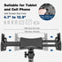 BAISHUN 360 4.7-12.9" Tablet Mount for Truck, Car Tablet Holder Heavy Duty Super Suction Cup/Adhesive Base iPad Stand
