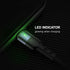 Multi Charger Cable-USAMS Nylon Braided (4FT) USB Charging Cable Adapter with USB Type C/Micro USB Connectors
