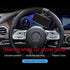 Car Steering Wheel Phone Mount, Portable Smartphone Holder Clip for iPhone 14/13/12/11 Pro Max/XR/XS/S21/S20/S10/Note