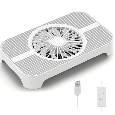 GSCOLER X3 USB Cooling Fan, 18dB Ultra-Quiet 140mm USB PC Fan with Built-in