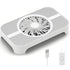 GSCOLER X3 USB Cooling Fan, 18dB Ultra-Quiet 140mm USB PC Fan with Built-in