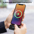 CHARGEWORX Portable Power Bank, 5,000 mAh Battery Capacity, Fast Charging, Small Compact Design, Black