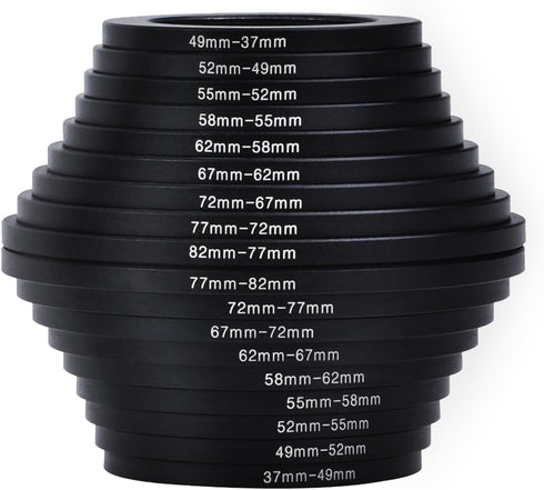 FENICHI (43mm-43mm) Metal Step-Up/Down Ring Adapter Compatible with Mirrorless Cameras DSLR Lens, UV CPL ND Filter