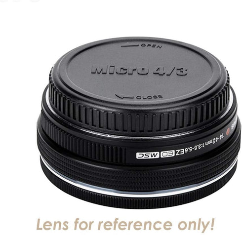 Fotasy (5 Packs) M43 M43, 4/3 Rear Cap, MFT Rear Lens Cover, Rear Lens Cap Micro Four Thirds Lens Back Cap, Compatible