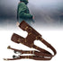 Qiilu Leather Camera Strap, Adjustable Dual Leather Rivet Shoulder Strap for Digital Cameras