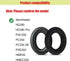HD380 HD380Pro PXC350 PC350 PC350SE PXE350 HME95 HMEC250 Ear Pad Replacement Ear Pads are Compatible with Sennheiser HD380 HD380Pro PXC350 PC350SE PXE350 HME95 HMEC250 Headphones (Black/Flannel)