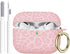 Fashion Engraving Leopard Case Compatible for Airpods Pro 2 Case Cover 2022, Soft Silicone, Front LED Visible, Pink