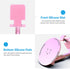 YXLILI 360 iPhone14/13/12/11 Tablet(4-9.7in)-Pink Foldable Phone Stand Adjustable Angle Height Cell Phone Holder