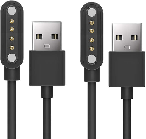 Compatible with Parsonver LA24 Smart Watch Charger, Magnetic USB Replacement Charging Cable for 1.3 Inches ZILSPY LA24