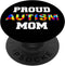 Autism Awareness Proud Autism Mom Women Love Puzzle, PopSockets Swappable PopGrip