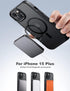 Tigowos for iPhone 15 Plus&iPhone 14 Plus Phone Case Fits MagSafe 10FT Drop Resistant Matte Skin Feeling Back Cover for iPhone 15 Plus&iPhone 14 Plus Case,Matte Black