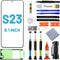 Screen Replacement for Samsung Galaxy S23, 6.1 inch Repair Kit with Waterproof Adhesive