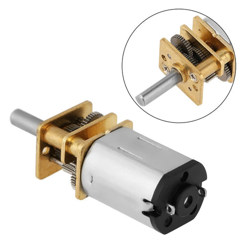 Kadimendium N20 DC3V 6V 12V 50 2000RPM Speed Reduction Gear DC Motor with Metal DIY Electric Toys Small Cars Robots
