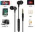 GEEKRIA Mini Comfy ASMR Sleeping Ear Plugs, Noise Isolating Earphone with Microphone and Volume Control for Air Travel