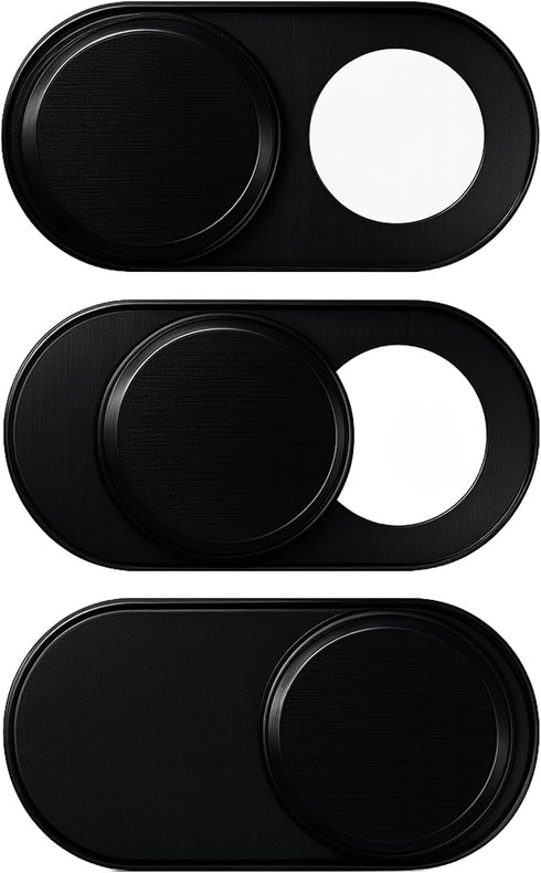Brvlsoc Webcam Cover Slide (3-Pack) Ultra-Thin Metal Privacy Cover for Laptop, MacBook, iMac,