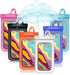 6 pcs Universal Waterproof Phone Pouch, Compatible for iPhone 11 12 13 Max Pro XS Samsung Galaxy s22 s10, IPX8 Plastic