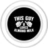 Almond Milk Designs Love Plant-Based Nut Milk This Guy Loves Almond Milk - Funny Dairy Free Milk For Men PopSockets