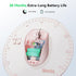 TECKNET Wireless Mouse, 2.4G USB Computer Mouse with 6-Level Adjustable 4800 DPI, Ergonomic Grips, Pink